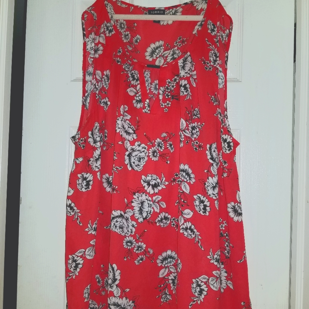 Torrid Floral Blouse